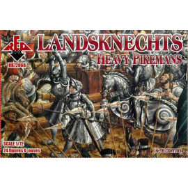 Landsknechts Heavy Pikemen 16 c. Figures