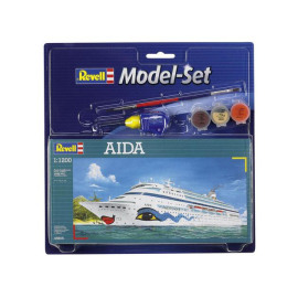 Aida Model Set - box containing the model, paints, brush and glue