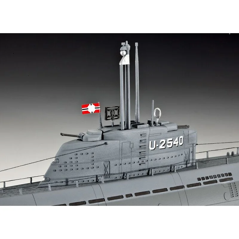 U-Boat type XXI U-2540 with interior detail.