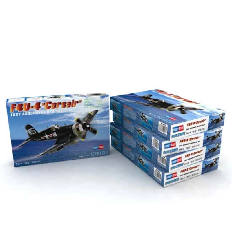 Vought F4U-4 Corsair Easy Build with 1 piece wings and lower fuselage 1 piece fuselage. Other parts as normal. Optional open/clo