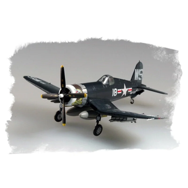 Vought F4U-4 Corsair Easy Build with 1 piece wings and lower fuselage 1 piece fuselage. Other parts as normal. Optional open/clo