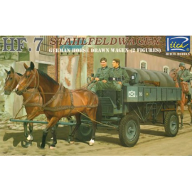 HF.7 StahlFeldWagen German Horse Drawn Wagen (2 Figures) Model kit