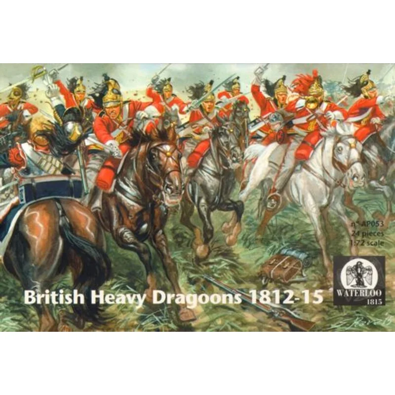 British Heavy Dragoons 1812-1815 (12 horses and 12 Dragoon figures)