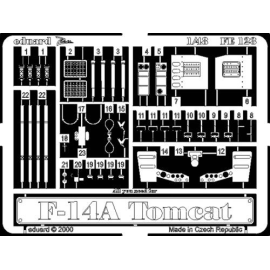 Grumman F-14A Tomcat (designed to be assembled with model kits from Academy) This Zoom set is a simplified version of the standa