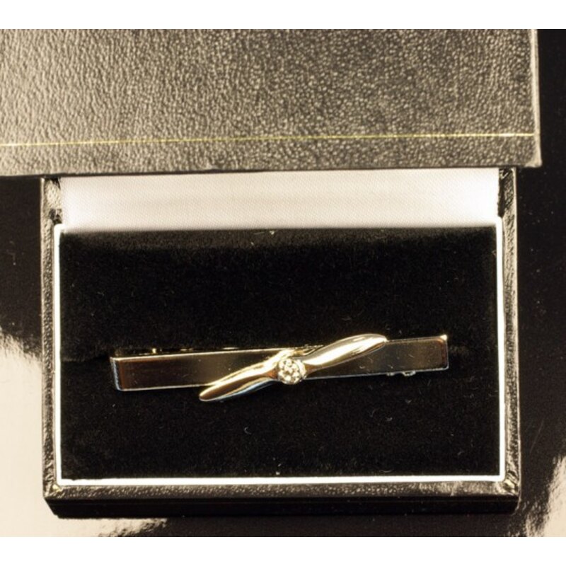 Tie clip / Tie Clip: Propeller - Nickel