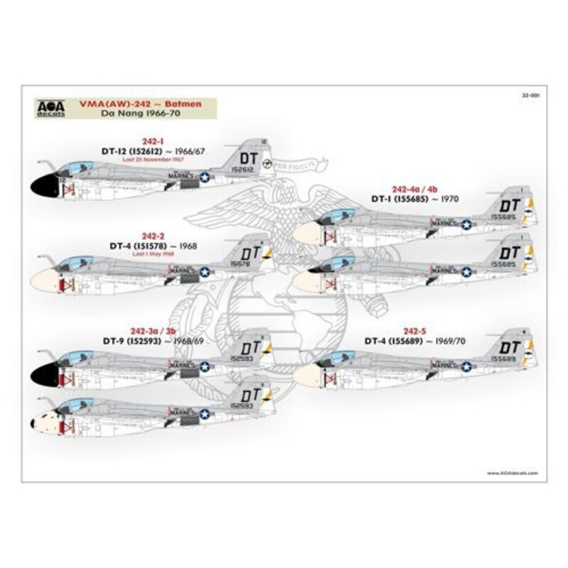 GRUMMAN INTRUDERS FROM THE BEACHUSMC A-6A Intruders in the Vietnam War