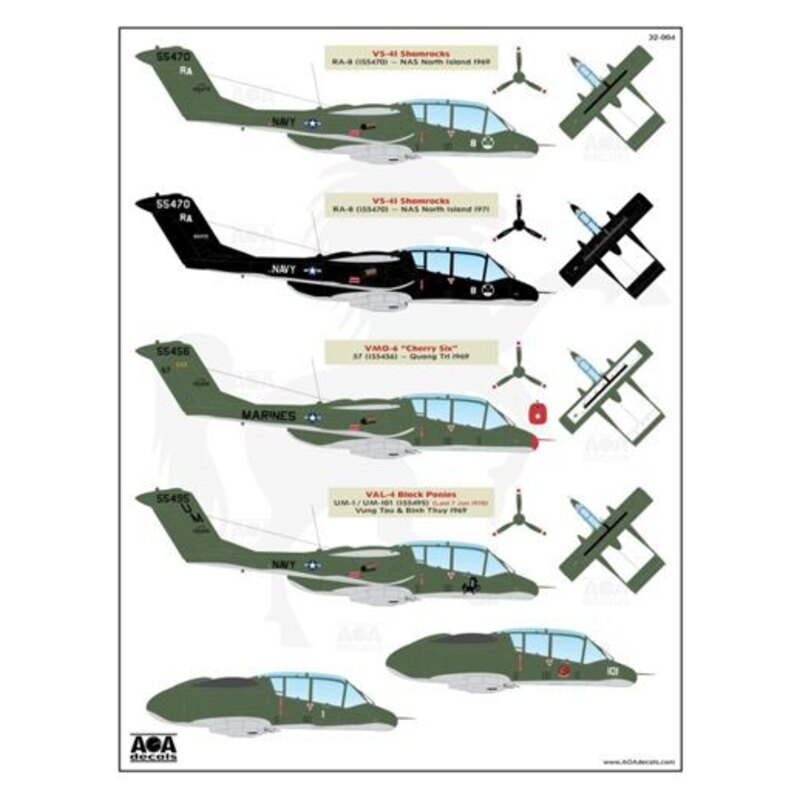 North-American/Rockwell OV-10A Bronco Black Ponies & More Broncos - USN/USMC OV-10A Broncos in the Vietnam War Era [OV-10A/C]