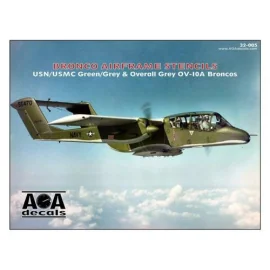 North-American/Rockwell OV-10A Bronco Airframe Stencils - USN/USMC Green/Grey & Overall Grey OV-10A Broncos [OV-10A/C]