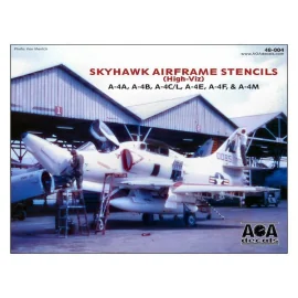 Douglas Skyhawk Airframe Stencils (Hi-Viz) – A-4A/A-$B/A-4C/A-4E/A-4F/A-4L/A-4M