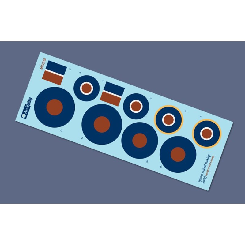 Hawker Typhoon Mk.IB national markings (early - to Jan 1945)