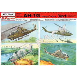 Bell AH-1G Huey Cobra (sprues only), 3 sets, no decals etc, plastic parts only... Model kit