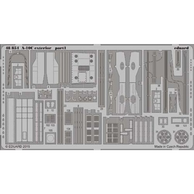 Fairchild A-10C exterior (designed to be used with Italeri kits)