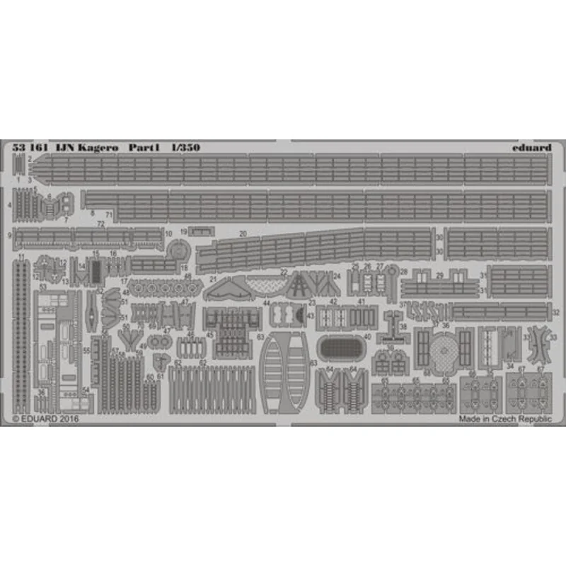 IJN Kagero pt.1 1/350 (designed to be used with Tamiya kits)