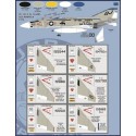 Airwing All-Stars: McDonnell Phantoms Part 3, has options for six 1/48 F-4J aircraft, all painted in the attractive Gull Gray ov