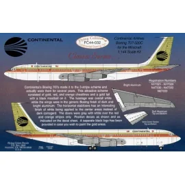 Boeing 707-320C CONTINENTAL Gold/red/orange stripes