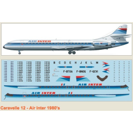 Caravelle 12 Air Inter 80's Model kit