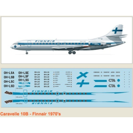 Caravelle 10B Finnair 70's Model kit