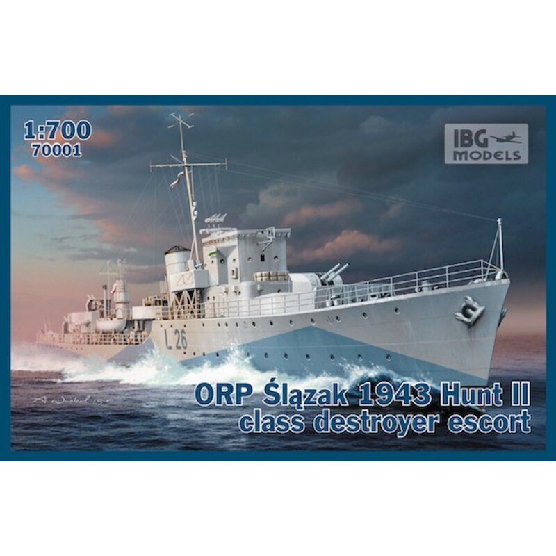 ORP Slazak 1943 Hunt II class destroyer escort