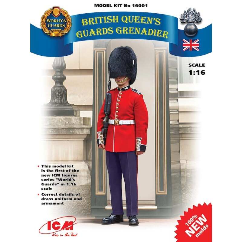 British Queens Guards Grenadier (100% new moulds)