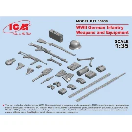 WWII German Infantry Weapons & Equipment (100% new moulds)