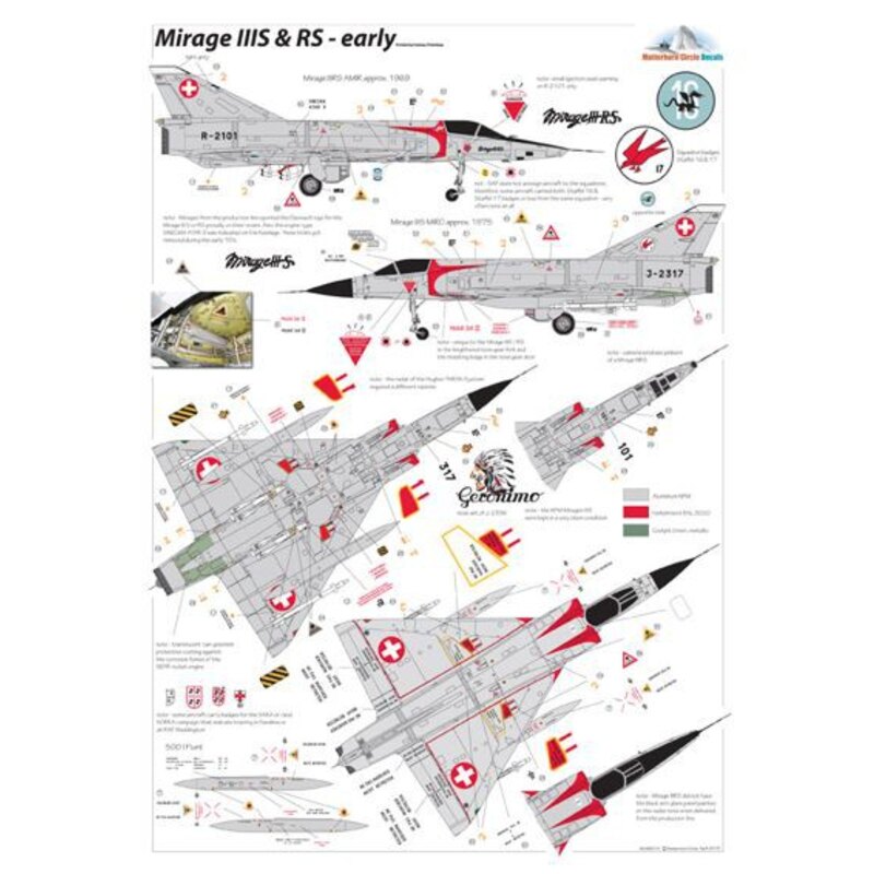 Dassault Mirage IIIS & IIIRS early [Dassault Mirage IIIE]