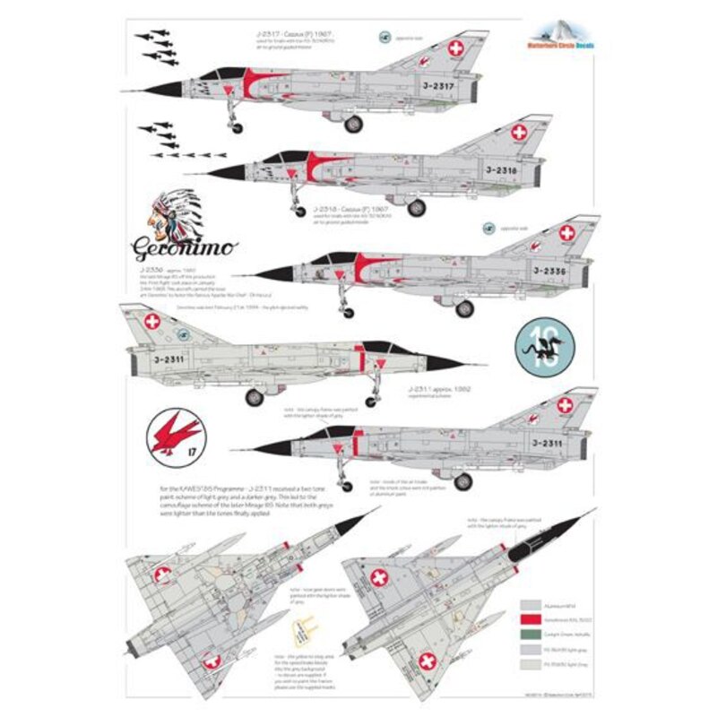 Dassault Mirage IIIS & IIIRS early [Dassault Mirage IIIE]