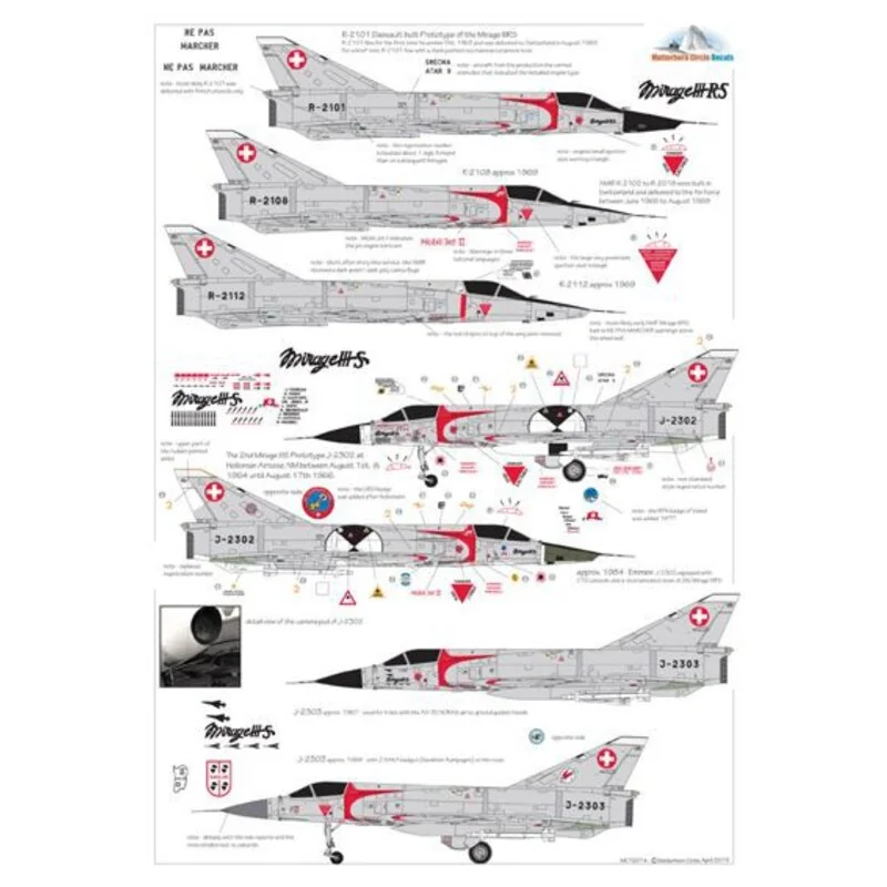 Dassault Mirage IIIS & IIIRS