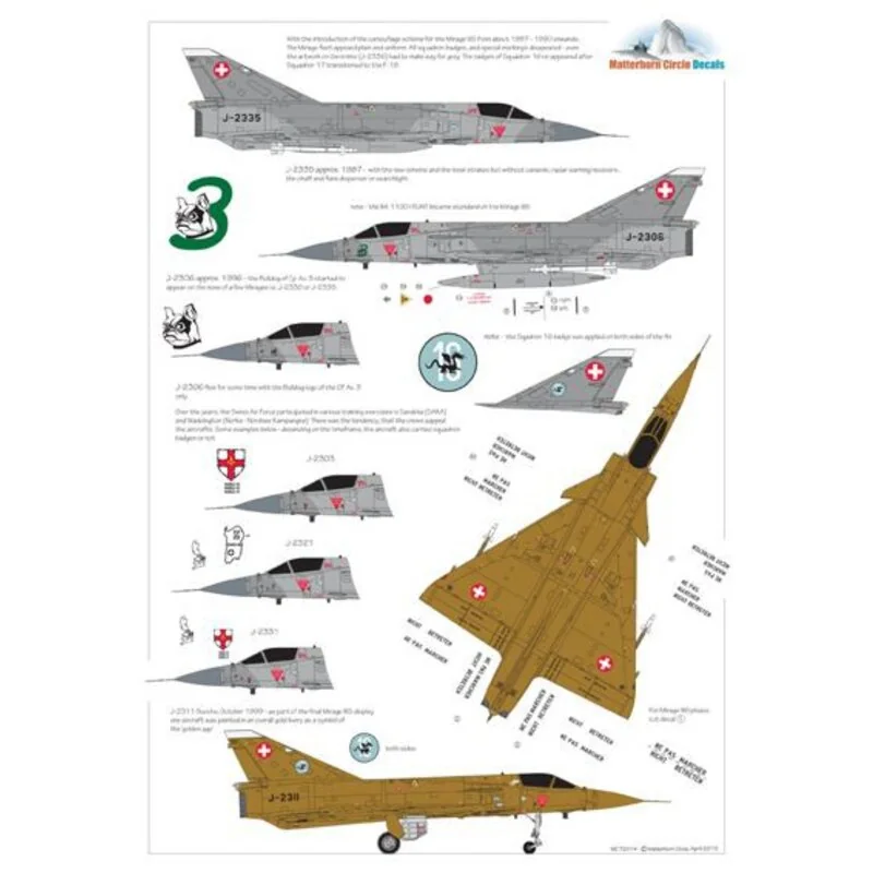 Dassault Mirage IIIS & IIIRS