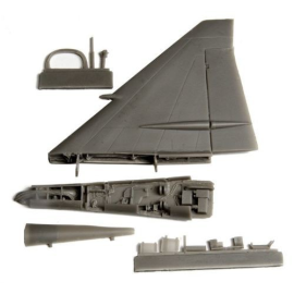 Fin fold set for Saab JA-37 Viggen (designed to be used with Special Hobby and Tarangus kits) 