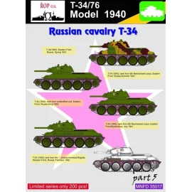 Russian T-34-76 Russian Cavalry Russian T-34 part 5