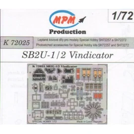 Vought SB2U-1/SB2U-2 Vindicator (designed to be used with Special Hobby kits SH72257 and SH72272)