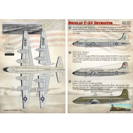 Douglas C-54 Skymaster1. VC-54E (ex C-54E-15-DO) Unit: Washington Air National Guard. Serial: 44-9117 (c/n.27343) C-54E modified