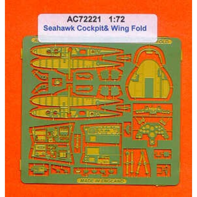 Re-released! AW Hawker Sea Hawk cockpit and wingfold (designed to be assembled with model kits from MPM)