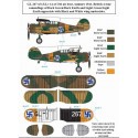 Gloster Gladiator Finnish Air Force WWII decal sheet