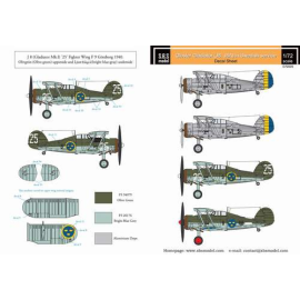 Decals Gloster Gladiator in Swedish service VOL.I 