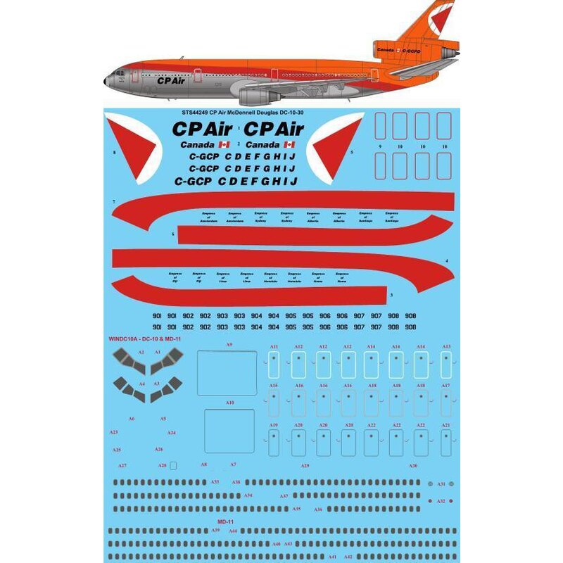 McDonnell-Douglas DC-10-30 CP Air