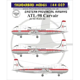 Eastern Provincial Airways for the Roden Carvair ATL-98 kit CF-EPV CF-EPX CF-EPW