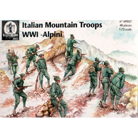 ITALIAN MOUNTAIN TROOPS WWI Alpini x 45 pieces Figures