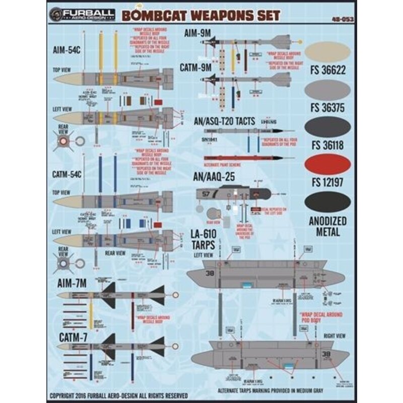 Bombcat Weapons