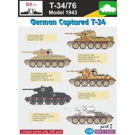 Russian T-34/76 Model 1943 - German Captured T-34 Part 2