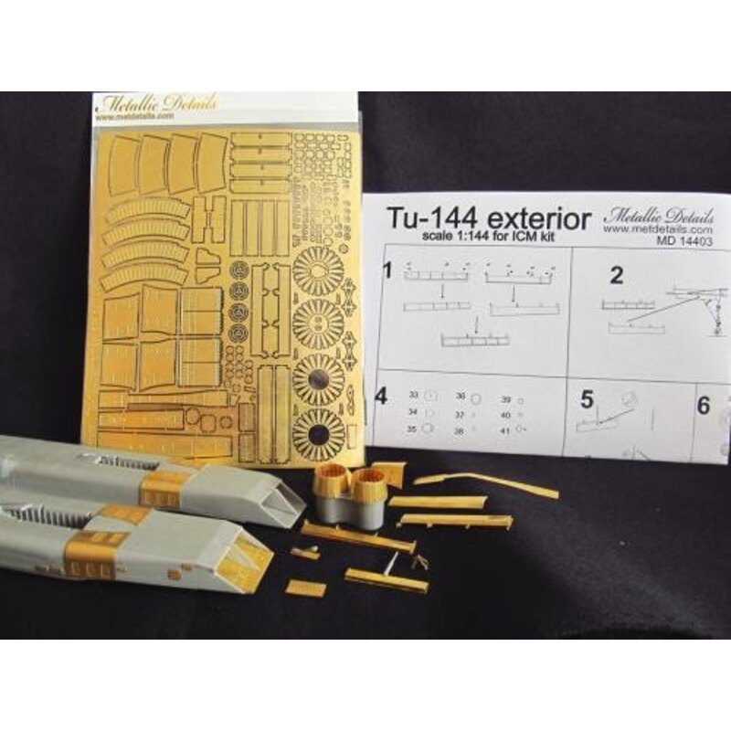 Tupolov Tu-144 (designed to be used with ICM kits)