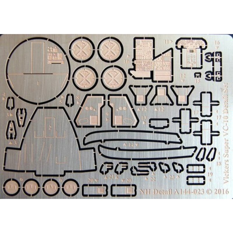 Vickers Super VC-10/VC10 Detail Set (designed to be used with Roden kits)