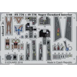 Dassault Super Etendard Interior Part I (designed to be used with Kinetic Model kits)