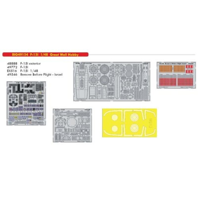 McDonnell F-15I Eagle 1/48 (designed to be used with Great Wall Hobby kits) !