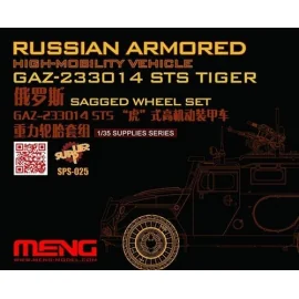 Russian GAZ-233014 STS Tiger Sagged Wheet Set