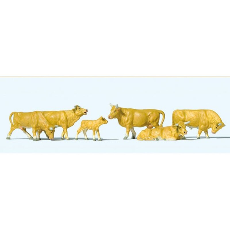 Set of 6 cows