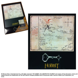 The Hobbit Replica 1/1 Thorin´s Oakenshield´s Map & Key 