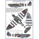 Supermarine Spitfire Mk.IXC 2 decal versions : DU-N NN-N