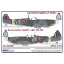 Supermarine Spitfire Mk.IXC 2 decal versions : VY