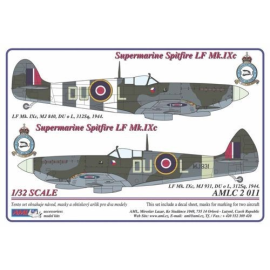 Supermarine Spitfire Mk.IXC 2 decal versions : DU-L 